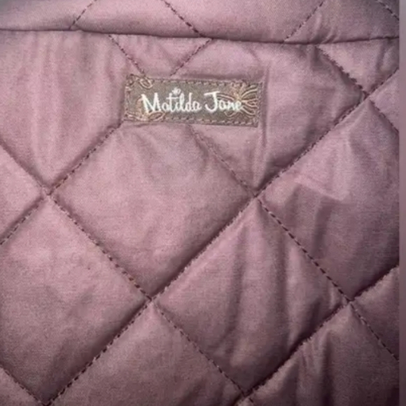 Matilda Jane Sydney reversible quilted and corduroy floral Small Vest - Picture 11 of 16